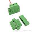 Pluggable PCB Terminal Blocks Male and Female Connectors with Ears Right Angle